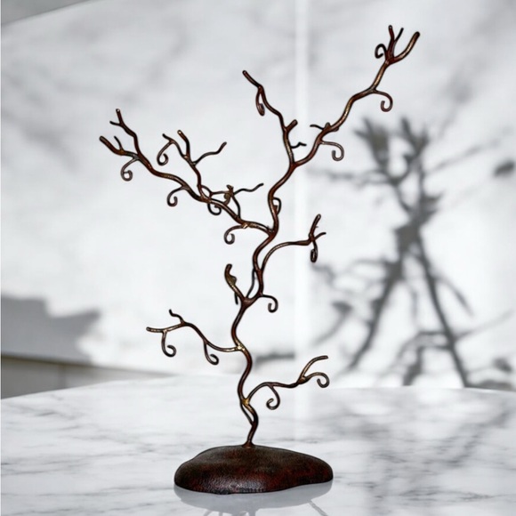 Brass Jewelry Tree Branch Stand - Picture 1 of 2